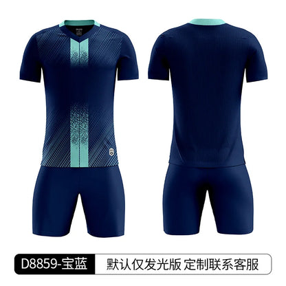 Children's Soccer Game Training Uniform Youth Team Uniform Set Infant Soccer Jersey with Quick-drying Soccer Uniform