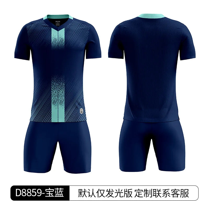 Children's Soccer Game Training Uniform Youth Team Uniform Set Infant Soccer Jersey with Quick-drying Soccer Uniform