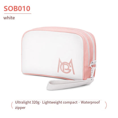 PGM New Leather Golf Pouch Bag Large Capacity Waterproof Mini Bag Zipper Portable Light Weight Multi-functional Golf Handbag 골프백