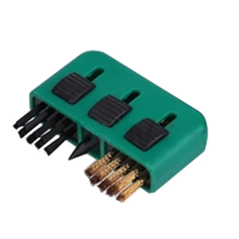 Golf Cleaning Brush Copper Hair Three-in-one Club Brush Ball Head Brush Three-hole Brush Copper Brush Golf Supplies