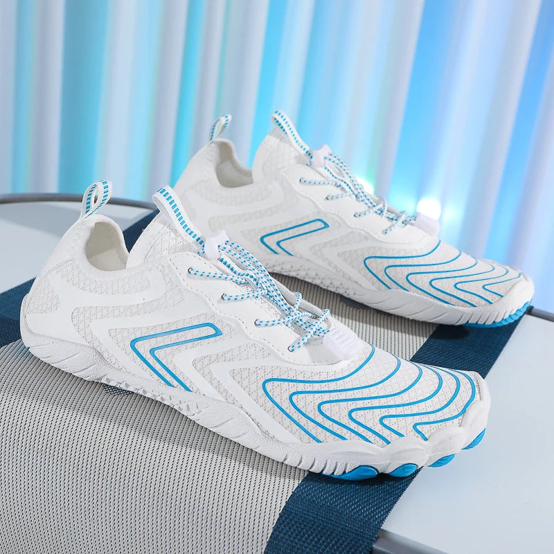 Sports Water Shoes Are Casual, Breathable, Lightweight, Quick-Drying, Barefoot, Suitable for Beach Vacation, Surfing, Swimming, Fishing, Diving, Fitness Training, Outdoor River Tracking, Adjustable Fit