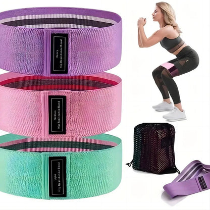 Squat Yoga Resistance Band Cotton Hip Circle Hip Circle Deep Squatting Hip Circle Elastic Band Rally Band