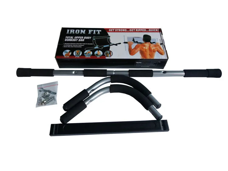 Doorway Pull Up Bar Home Gym Equipment Adjustable Strength Training For Men Women Indoor Fitness Non-Slip Grip
