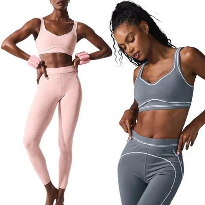 Yoga Suit Training Wear Pilates Two Piece Exercise Set