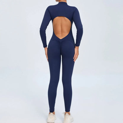 One-Piece Yoga Clothing Workout Complete Sports Set Women Suits Gym Set Women's Training Siamese Fitness Suit Women Sportswear