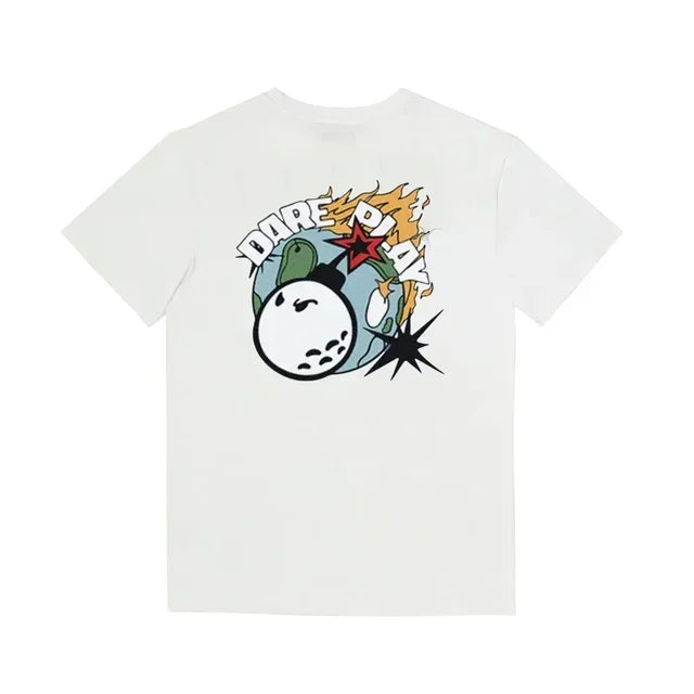 Dareplay Golf T- Shirts Summer 100% Cotton 24 New Men's and Women's Universal Golf T-shirt Outdoor Short Sleeve Top Golf Clothes