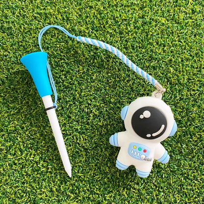 Golf Ball Holder 8.3mm Golf Ball Tees Cartoon Astronaut Golf Rubber Tees Easy To Find Durable Practice Dropshipping