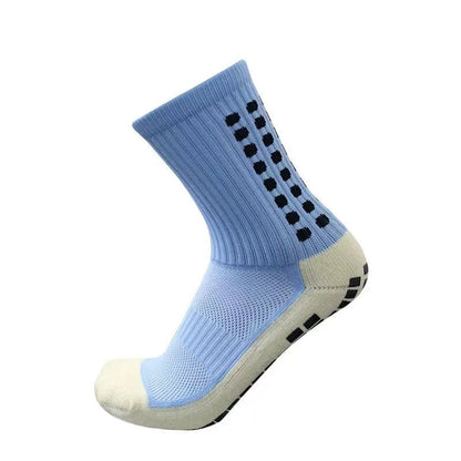 New Anti-slip Soccer Socks Men Women Outdoor Sport Grip Football Socks EU 38-43 US6-9.5