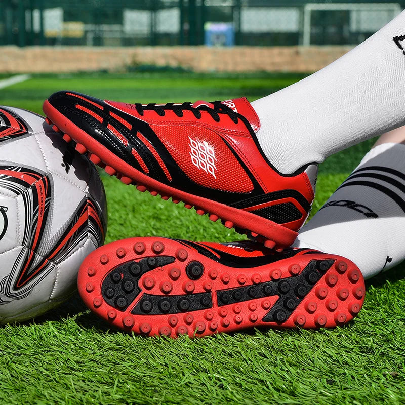 Soccer Shoes Men Turf Football Boots Fashion Firm Ground Studs Anti Slip Boy Sneakers Original Outdoor Field Training Trainers