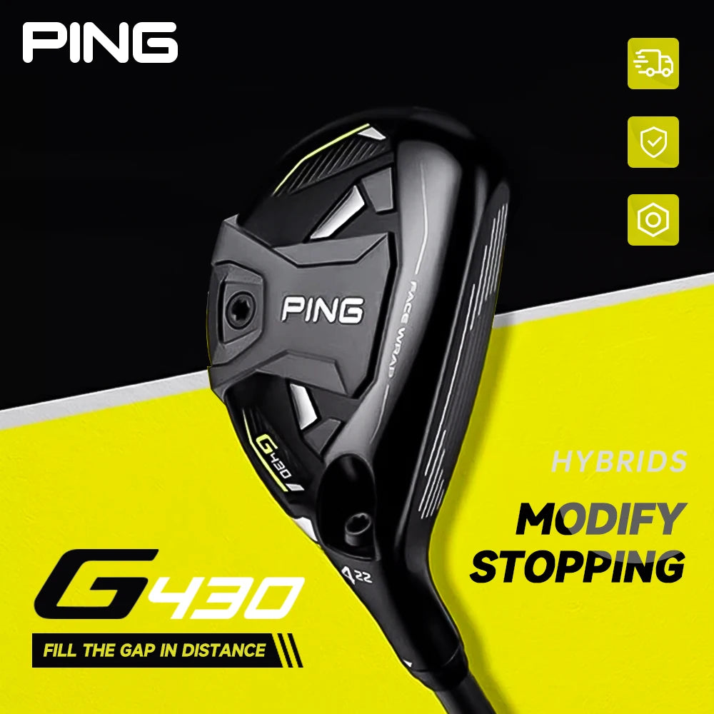 PING Golf Club G430 Hybrid MultiFunctional Iron-Wooden shaft Chicken Leg  Long Range Mixed shaft High Fault Tolerance camping