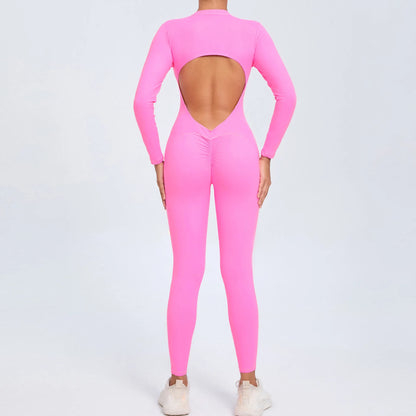One-Piece Yoga Clothing Workout Complete Sports Set Women Suits Gym Set Women's Training Siamese Fitness Suit Women Sportswear