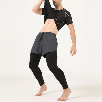 Men’s Fake Two-Piece Outdoor Sport Pants