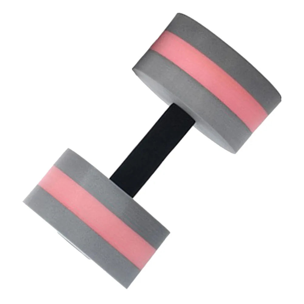 2Pcs Floating Dumbbells Water Barbells EVA Foam Swimming Fitness Arm Shoulder Biceps Cardio Legs Training Equipment