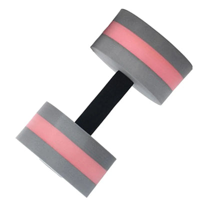 2Pcs Floating Dumbbells Water Barbells EVA Foam Swimming Fitness Arm Shoulder Biceps Cardio Legs Training Equipment