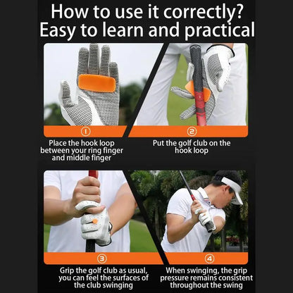 T Grip For Golf Clubs Anti-Slip Swing Clinging Pad Soft Club Grip Pad Swing Practice Supplies Golf Training Aid Accessories