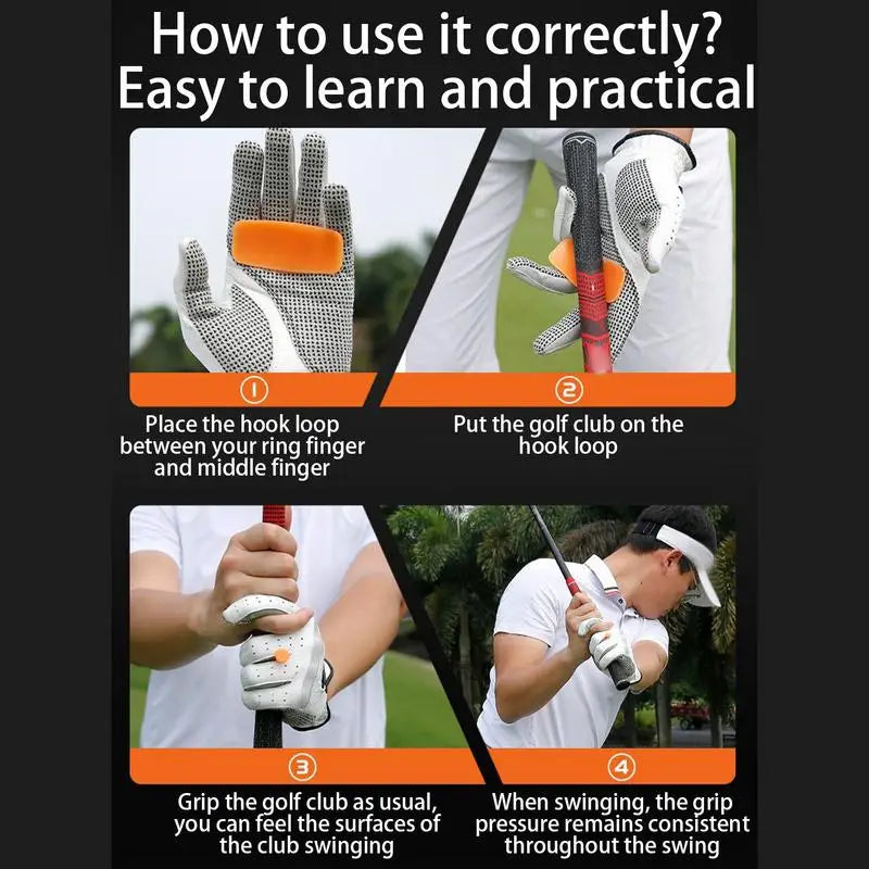 T Grip For Golf Clubs Anti-Slip Swing Clinging Pad Soft Club Grip Pad Swing Practice Supplies Golf Training Aid Accessories