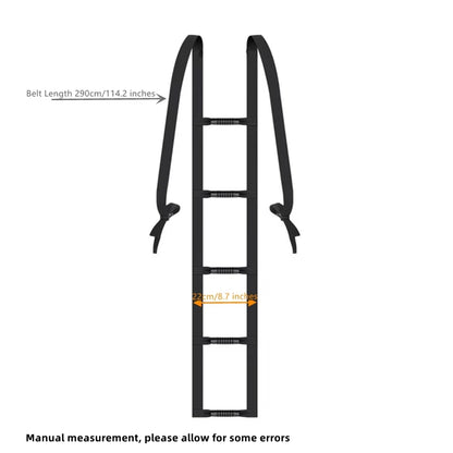 Elderly Get Up Aid Bed Ladder Assist Strap Disabled Get Up Assist Belt with Handrail Pull Up Sit Up Rope Ladder Lifting Assist