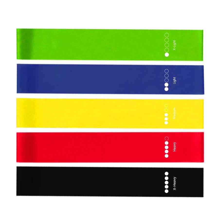Fitness Elastic Resistance Bands Home Pilates Yoga Sport Resistance Bands Stretching Training Crossfit Workout Gym Equipment