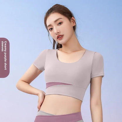 Sport Bra Gym Workout Top breathable Sports Bra Anti-Sweat Fitness Top Women Seamless Yoga Bra Shockproof Crop Top Push Up