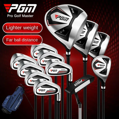 PGM Men's Golf Clubs Sets Right Handded Complete Beginner's Full Golf Set 9/12 Branch High fault tolerance Golf Supplies MTG051