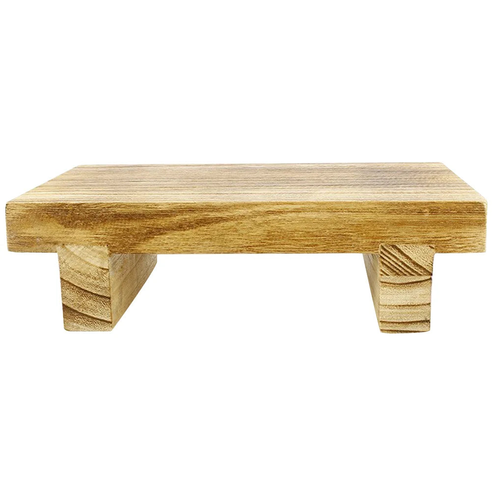 Wooden Stepping Stools Footstool Bedroom Bedside Small Kids Home Office Bathroom Stable Lightweight Feet Rest Stool Step Bench