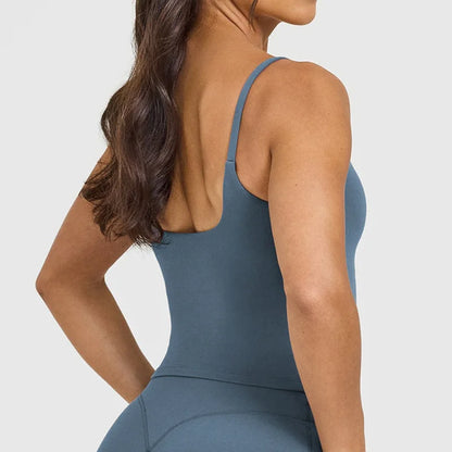 Yoga sports vest women's running fitness bra integrated with chest pad beautiful back suspender yoga clothing fitness clothing