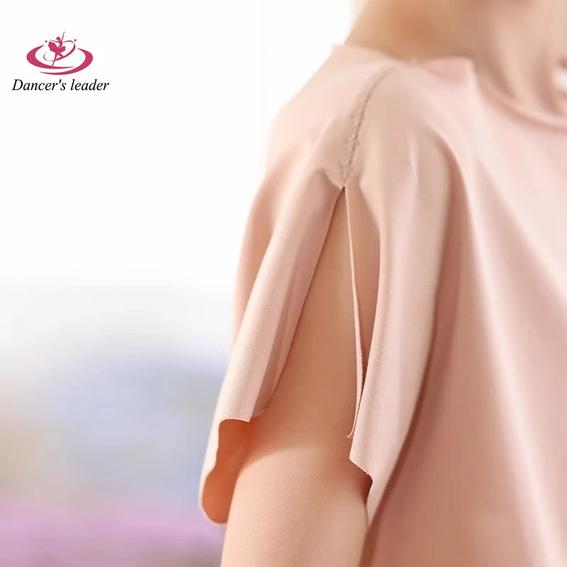 Ballet Leotard for Women Practice Clothes Love Lace Flower Sticks Gymnastics Tight Clothes Performance Air Yoga Clothing Top