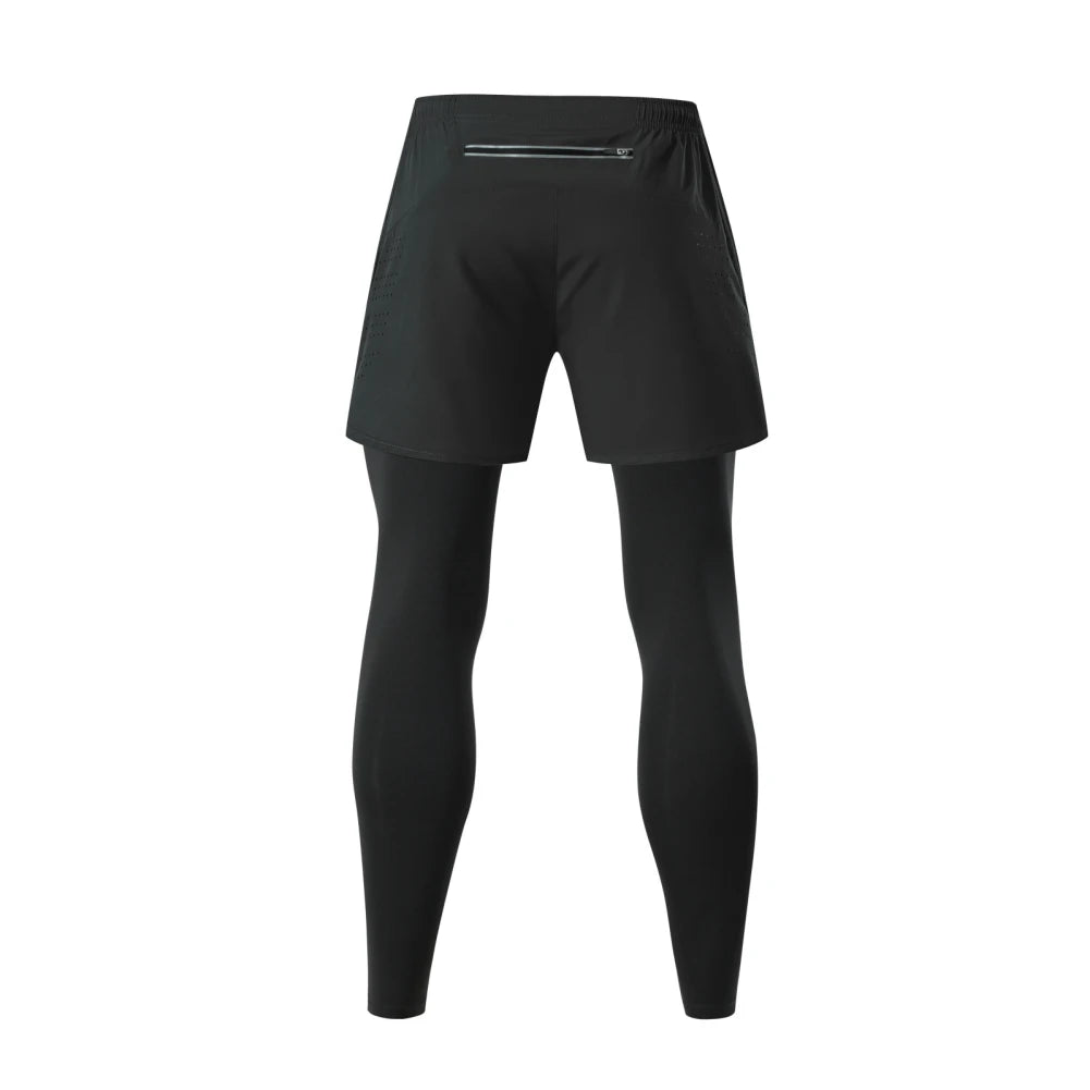 Men’s Fake Two-Piece Outdoor Sport Pants