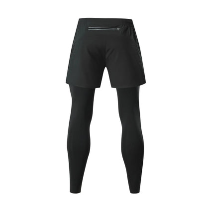 Men’s Fake Two-Piece Outdoor Sport Pants