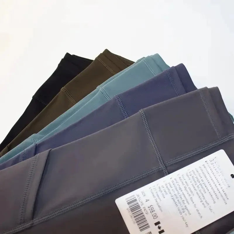 Yoga Clothing Women's Sports High Waist Tight Pants Yoga Pants Multi-Pocket Night Run Cycling