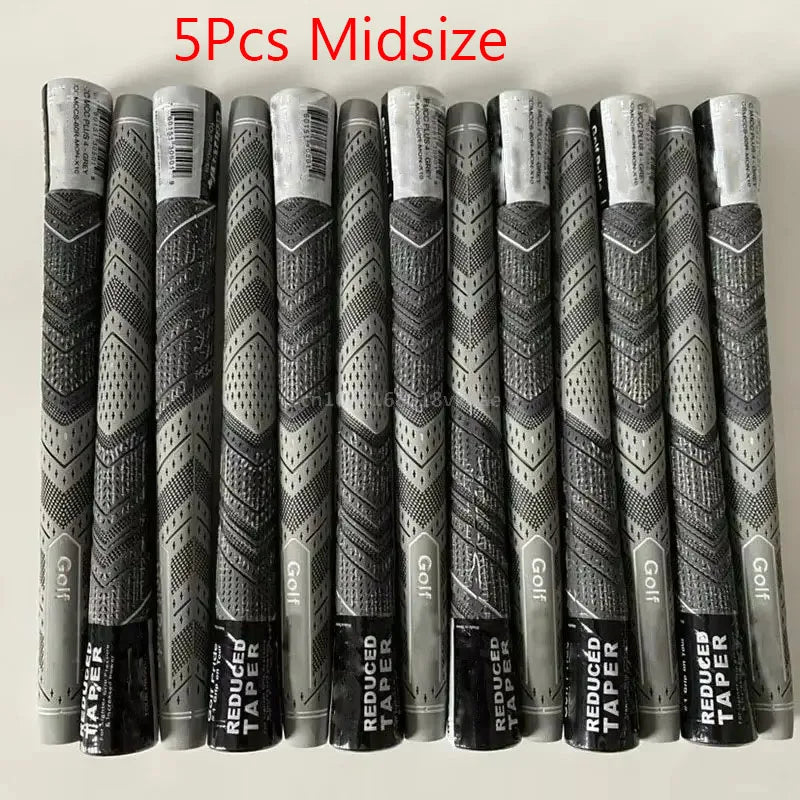 New 13PCS Golf Club Grips Standard/Midsize Men's Rubber Golf Grips 5Pcs Cotton Yarn Golf Club Grips Iron and Wood Grip Universal