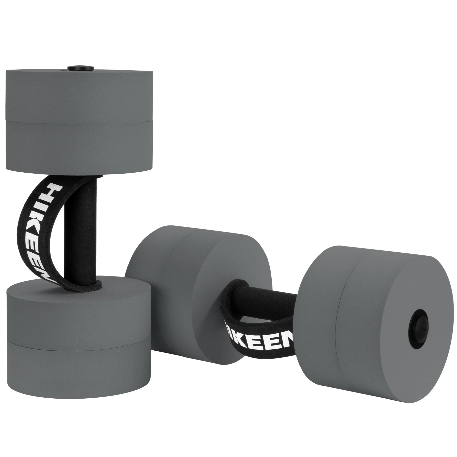 Hikeen Aquatic Exercise Dumbbells Water Dumbbell Resistance Fitness Barbells with 4 High-Density EVA Foam Pool Weights Dumbbells