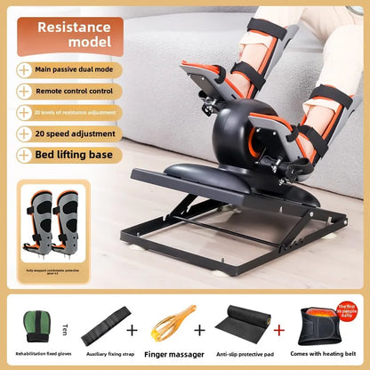 Electric bicycle household sports rehabilitation training equipment  liftable gym machine  exercise bike  running machine home