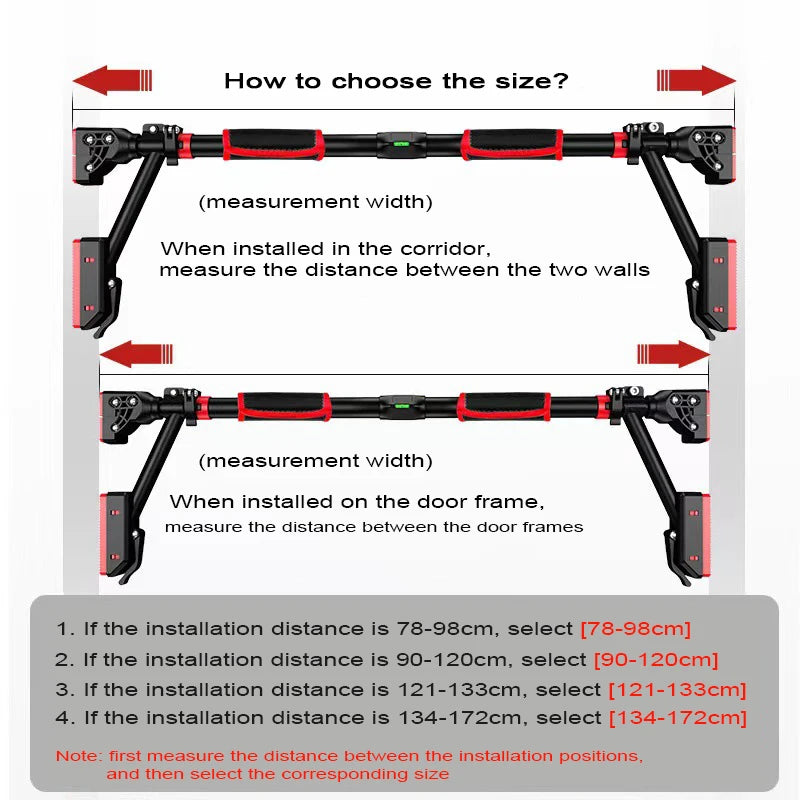 Horizontal Bar Household Indoor Pull-up Device, No Punching Required, Fitness Children's Horizontal Bar