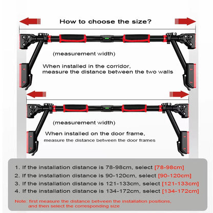 Horizontal Bar Household Indoor Pull-up Device, No Punching Required, Fitness Children's Horizontal Bar