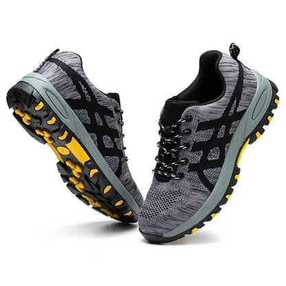 Safety Shoes Man Work Sneakers  Construction Steel Toe Work Shoes Safety Boots Men Shoes Anti-puncture Working Sneakers
