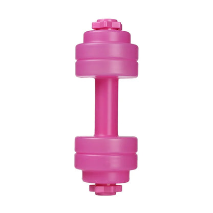 Max 1KG Dumbbell Water Cup 830ML Plastic Water-filled Dumbbells Multifuntion Portable Fitness Water Bottle School