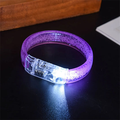 LED Reflective Bracelet Nylon Adjustable Armband Luminous Night Running Climbing Strap Outdoor Sports Safety Bright Band