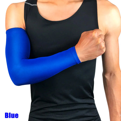 1Pcs Unisex Arm Sleeves UV Protection Golf Sun Protection Arm Cooling Sleeve,Sports Cooler Anti-slip Skin Protection for Cycling