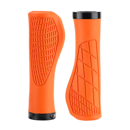 1Pair MTB Bicycle Grips Shockproof Bike Handlebar Cover Anti-Slip Lockable Grips Ergonomic Cycling Rubber Ball Handle Grips