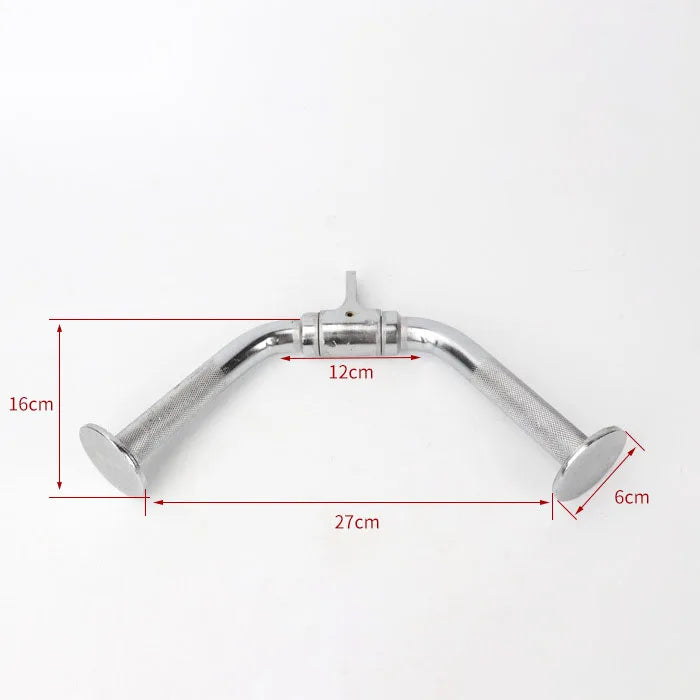 Gym Home Equipment Accessories Lat Pull Down Bar， Chrome-plated Surface Anti-rust High Load-bearing Fitness Tricep Rope Training
