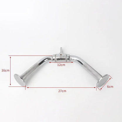 Gym Home Equipment Accessories Lat Pull Down Bar， Chrome-plated Surface Anti-rust High Load-bearing Fitness Tricep Rope Training