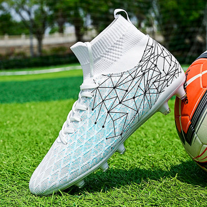 Men's safety wrapped anti-slip turf football shoes training football shoes sports shoes men's football shoes