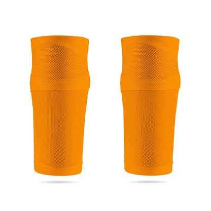 1 Pair Sports Safety Shin Pads Sleeves Breathable Football Shin Holder Instep Socks Nylon Leg Guard Sleeves for Kids Boys Men
