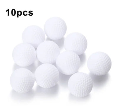 10 Foam Golf Practice Balls, Soft Balls for Indoor or Outdoor Training, Great for Improving Golf Skills, Durable, Accessories