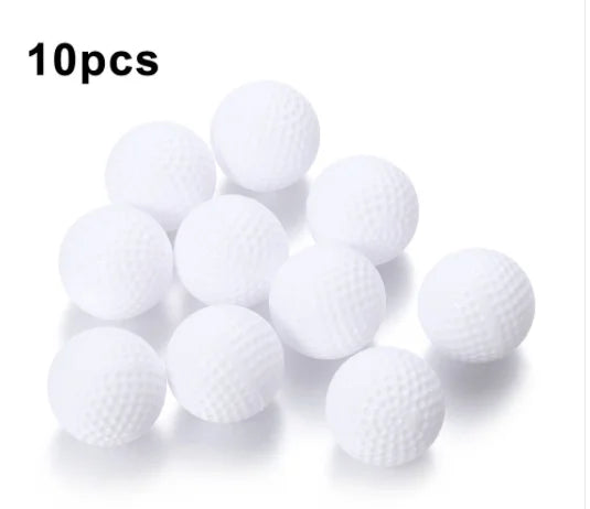 10 Foam Golf Practice Balls, Soft Balls for Indoor or Outdoor Training, Great for Improving Golf Skills, Durable, Accessories