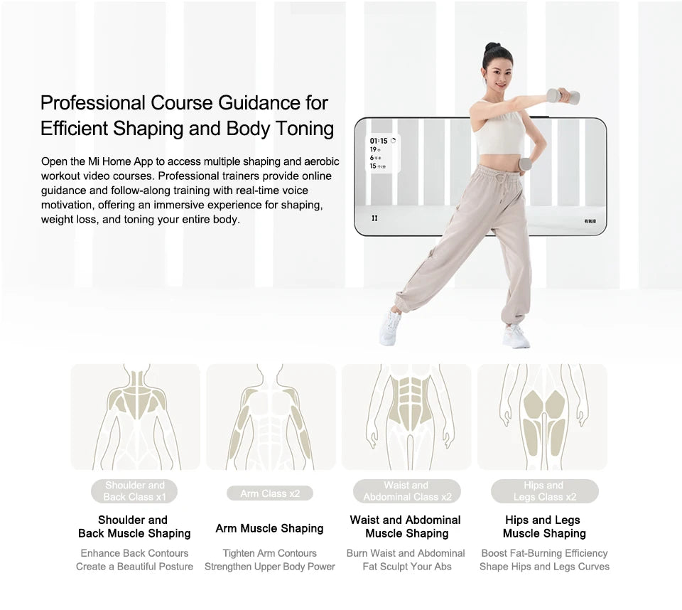 Xiaomi Mijia Smart Dumbbells Men and Women Home Fitness Muscle Shaping Arm Light Weight LED Display Suitable For Mi Home APP