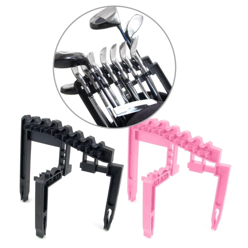 AntiShake 9 Iron Golf Clubs  Holder Dividers Golf Clubs  Organizers Golf Clubs  Shafts Holder Golf Part Supply 24BD