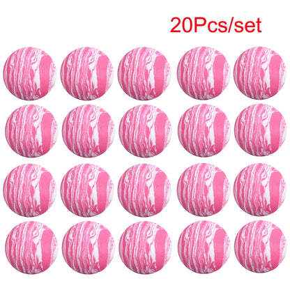 20pcs/bag golf balls 42mm diameter sports balls Rainbow Foam Practice Golf Balls for Indoor or Outdoor Golf Training Balls new
