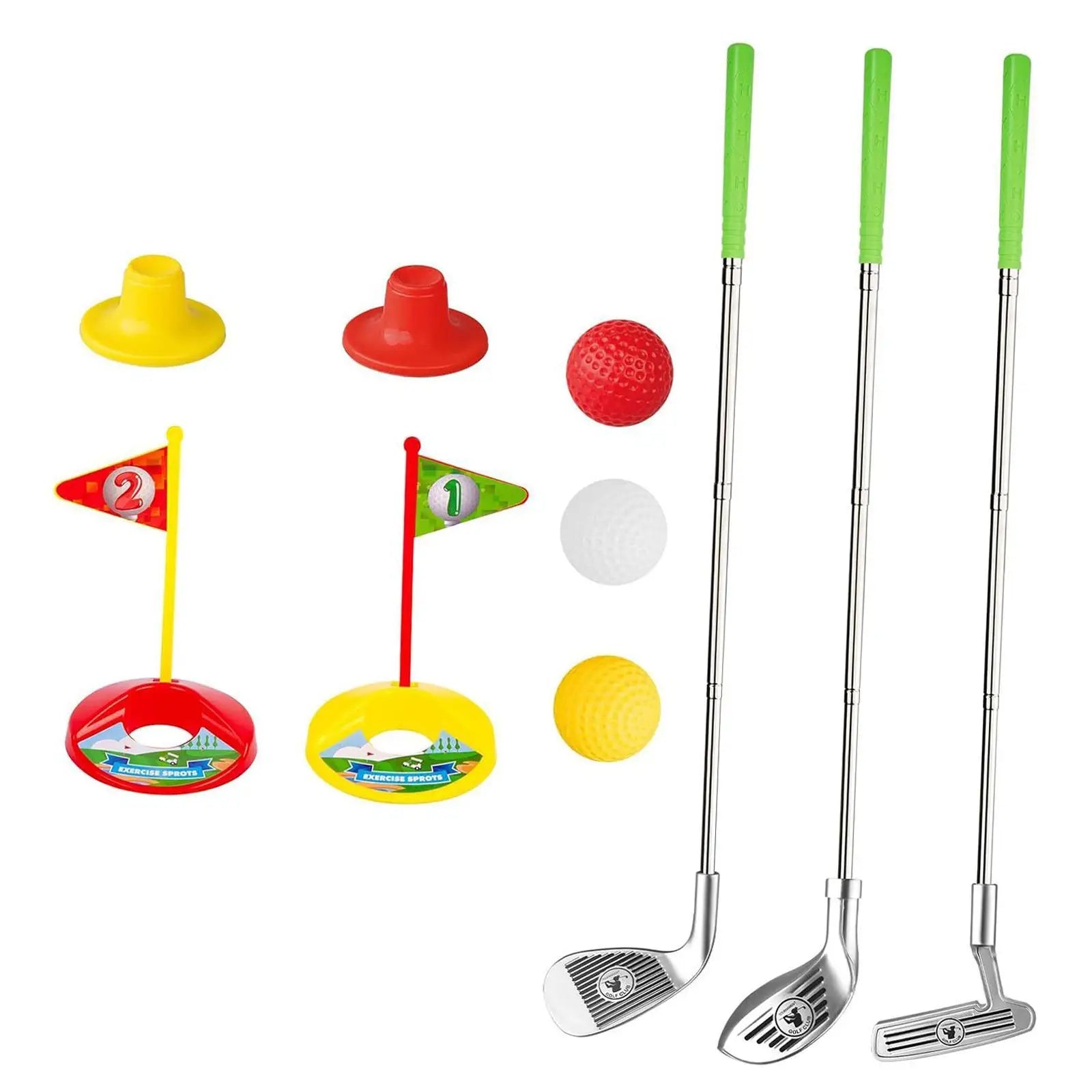 Toddlers Golf Set Retractable Club Kids Golf Club for Indoor Outdoor Garden